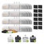 12 Pack Cat Water Fountain Filters Replacement for 2.5L Wireless Pet Water Fount Carousel 1