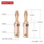 Gold-plated copper banana plugs x8 Carousel 3