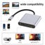 4in1 Type-C Hub Docking Station to HDMI*2 4K USB3.0 PD Fast Charging Dual CHK29M Carousel 10