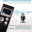 Smart Digital Voice Recorder MP3 WAV Format Playback Rechargeable Dictaph CHK29M Carousel 8