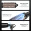 Hot Brush Hair Curling Brush,Ionic Heated Brush Curling Iron,Curling Wand Brush Carousel 5