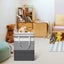 Large Capacity Waterproof Cotton Linen Dirty Clothes Basket Simplified Cl CHK12N Carousel 6