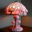 Vintage Stained Resin Mushroom Table Lamp Plant Flower Series Snail Octop CHK12N Carousel 5