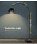 Emitto Modern LED Floor Lamp Stand Reading Light Adjustable Indoor Marble Base Carousel 5