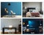 Emitto Modern LED Floor Lamp Stand Reading Light Adjustable Indoor Marble Base Carousel 6