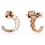 Swarovski Matrix Hoop Earrings w / Crystal Pearls & Rose Gold-Tone Plate Carousel 3