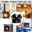 Yl201 4-blade High Temperature Metal Heat Powered Fireplace Stove Fan Carousel 7
