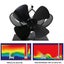 Yl201 4-blade High Temperature Metal Heat Powered Fireplace Stove Fan Carousel 14