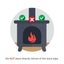 Yl401 3-blade High Temperature Metal Heat Powered Fireplace Stove Fan Carousel 5