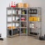 5 tier DIY Shelving H1800 x 900 x 400 With Corner Unit & 2 Storage Shelves Carousel 3