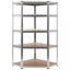 5 Layers Boltless Storage Shelving 1800 x 700 x 400 Corner Unit Carousel 1