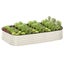Galvanised Steel Garden Bed 9-in-1 Modular Oval Vegetable Planter [Cream] Carousel 13