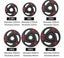 Weight Plates 5kg x 4 50mm (Blue) Carousel 4