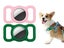 2 X Green Pink Silicone Protective Case for Apple Airtag Pet Collar Dog harness Carousel 1