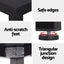 Computer Desk Home Office Study Table Black 120cm Carousel 5