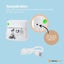 Portable Mini Printer White - Inkless Bluetooth Phone Pocket Thermal Printing Carousel 4