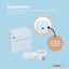 Portable Mini Printer Blue - Inkless Bluetooth Phone Pocket Thermal Printing Carousel 5