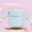 Portable Mini Printer Blue - Inkless Bluetooth Phone Pocket Thermal Printing Carousel 6