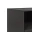 Tv Cabinet Black 99x39x44 Cm Steel Naoitt Carousel 9