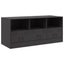 Tv Cabinet Black 99x39x44 Cm Steel Naoitt Carousel 10