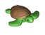NEW - Lego Sea Turtle bright green with medium nougat shell Carousel 1