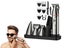 Men Hair Clippers Trimmer Kit Washable Electric Razor Hair Beard Trimmer Silver Carousel 1