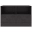 Tv Cabinets 2 Pcs Black 67x39x44 Cm Steel Naoiab Carousel 6