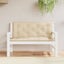 Garden Bench Cushions 2pcs Beige 120x50x7cm Oxford Fabric Tlolno Carousel 1