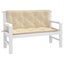 Garden Bench Cushions 2pcs Beige 120x50x7cm Oxford Fabric Tlolno Carousel 4