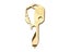 24-in-1 Key-shaped Multi-Tool Keychain - Gold Carousel 1