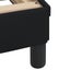 Single Size Bed Frame With Headboard Black 90x190 Cm Fabric Txbiitk Carousel 9