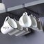 6 Hook Mug Holder For Kitchen Cabinet Storage Carousel 4
