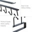 6 Hook Mug Holder For Kitchen Cabinet Storage Carousel 8