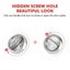 Stainless Steel Keyless Pocket Door Lock Carousel 3