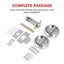 Stainless Steel Keyless Pocket Door Lock Carousel 6