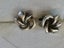 solid 925 sterling silver stud earrings flower celtic or heart Carousel 3