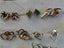 solid 925 sterling silver stud earrings flower celtic or heart Carousel 2