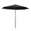 Instahut Outdoor Umbrella 3M Pole Cantilever Stand Garden Umbrellas Patio Black Carousel 1