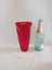 LARGE RED GLASS VASE Carousel 2