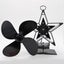 4-blade Aluminum Heat Powered Fireplace Stove Fan Carousel 4