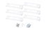 6Pcs Vinyl Record Shelves Clear Acrylic Wall Mount Album Cover Display Stand Carousel 2