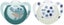 NUK: Star Day & Night Silicone Soother - 6-18mths Green (2 Pack) Carousel 1