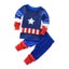 (Size 110 CM) Captain America 1 Kids Homewear Suit Carousel 1