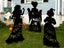 3Pcs Hocus Pocus Witch Halloween Decoration Yard Garden Outdoor Ornament Carousel 3