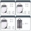 Compression Travel Packing Cubes Luggage Bags E0519BK0 Carousel 3