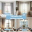 Marlow Black Curtain Rod Steel Quiet Rail Pole Pommel Set Extendable Carousel 7
