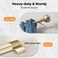 Marlow Curtain Rod Steel Roman Quiet Rail Pole Pommel Set Extendable Adjustable Carousel 4