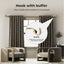 Marlow Curtain Rod Steel Roman Quiet Rail Pole Pommel Set Extendable Adjustable Carousel 6