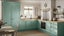 L shape shaker style painted kitchen Carousel 4