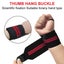 Weight Lifting Gym Training Wrist Support Straps Wraps Muscle Bodybuilding Carousel 5